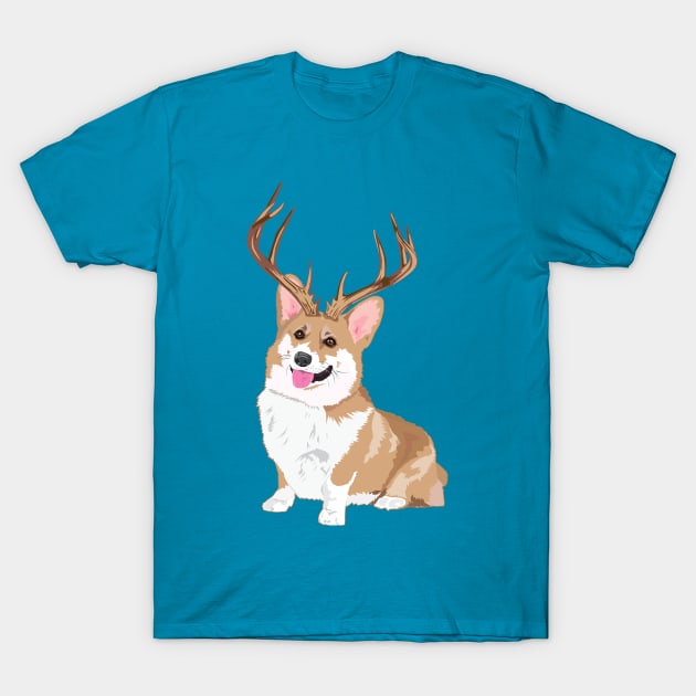 14 Point Penbroke Welsh Corgi T-Shirt by dcescott